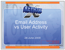 View these slides NSA XKEYSCORE slides - Email Address vs User Activity