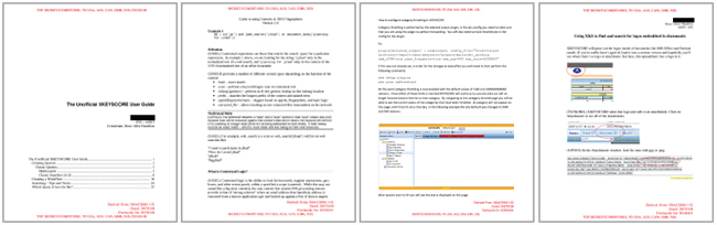 Links to these documents are below NSA XKEYSCORE user guide and XKEYSCORE fingerprints documentation